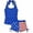 Blue, variant on Girls Black Halter Tankini Swimsuit 2-Piece with Ruched Top & Drawstring Shorts Size:15-16 Years