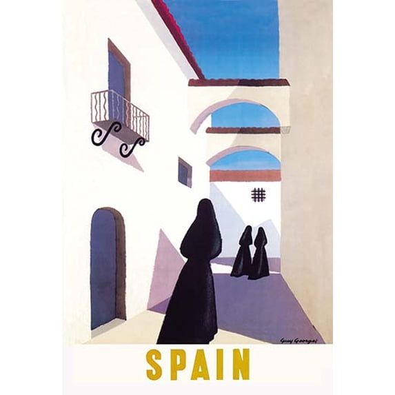 Spain Museum quality giclee print canvas wrap(20" x 30")