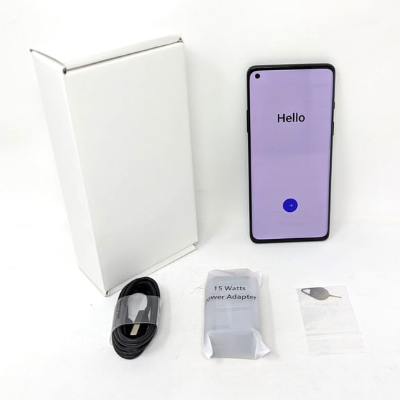 Pre-Owned OnePlus 8 5G 128GB IN2017 GSM Unlocked 6.55" 8GB RAM 48MP Smartphone - Onyx Black (Good)