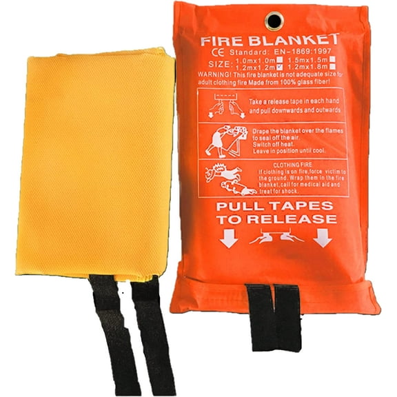 SB-100 Small Silicone Coated Fire Blanket 3ft x 3ft