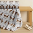 thumbnail image 4 of Soimoi Cotton Voile Fabric Deer Animal Printed Craft Fabric by The Yard 42 Inch Wide, 4 of 7