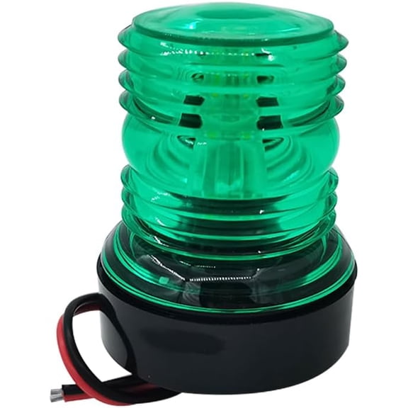 CATPAN Boat Yacht Navigation Anchor Lights All Round 360° Green 12V LED Daylight Waterproof Signal Lights