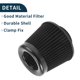 thumbnail image 5 of Filtro de aire de motor Unique Bargains 76mm de alto flujo con cabeza de hongo, filtro de admisión de aire frío de montaje en abrazadera con 1 abrazadera negra para automóvil, 5 of 6