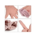 thumbnail image 4 of Gustave Women Winter Touchscreen Gloves Warm Fleece Lined Windproof Gloves Soft Fluffy Cuff Thermal Texting Gloves for Cold Weather Outdoor Hiking Driving Cycling "Gray", 4 of 7