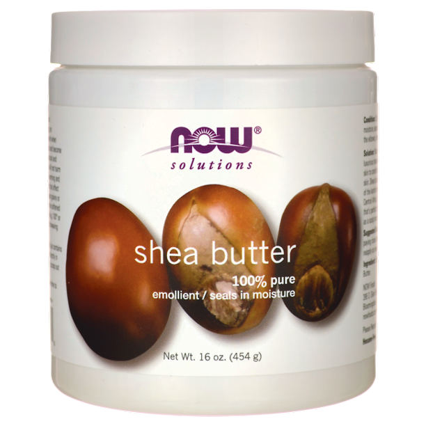 NOW Foods Shea Butter 16 oz Solid Oil