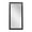 Black Solid Rectangle 33" x 1" x 65", variant on DecMode 24" x 36" Black Wall Mirror