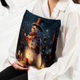 thumbnail image 6 of Snowman Luxurious Velvet Throw Pillow Inserts with Unique Patterns - Set of 2 Chair Pillow Covers - Available in 16x16, 18x18, 20x20 Inches for All Occasions, 6 of 6