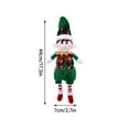 thumbnail image 2 of Long Leg Christmas Doll, Soft Fabric Shelf Desk Decoration, Collector Christmas Toy for Home and Office Holiday Display, 2 of 6