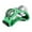 green, variant on colcolo Foot Tambourine Portable Shoe Tambourines Shaker for Concerts Mandolin Party white
