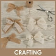 thumbnail image 2 of Allen Company Precut Natural Jute Burlap, Fine Weave, 46"W x 1-Yard, Natural, 2 of 11