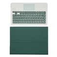 thumbnail image 1 of Étui pour Tablette avec Clavier pour Tab A8, Étui pour Tablette à Clavier Détachable de 10,5 Pouces avec Fente pour Stylo, Étui pour Clavier de Tablette en TPU à Angle Réglable Vert Foncé, 1 of 8