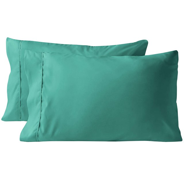 Enveloppe Fermée Taie d'Oreiller Simple Coussins de Lit Doux