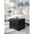 thumbnail image 1 of Convenience Concepts Madison Storage Ottoman, Black, 1 of 10