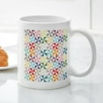 thumbnail image 3 of CafePress - Colorful Geometric Pinwheel Mugs - 11 oz Ceramic Mug - Novelty Coffee Tea Cup, 3 of 4