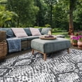 thumbnail image 4 of SAFAVIEH Courtyard Alphonse Animal Indoor/Outdoor Area Rug, Grey/Black, 5'5" x 7'7", 4 of 11