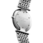 Longines La Grande Classique Stainless Steel Black Dial Diamonds Quartz Womens Watch L4.709.4.55.6