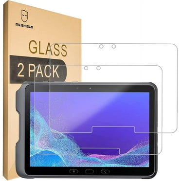 Mr.Shield [2-PACK] Screen Protector For Samsung Galaxy Tab Active4 Pro [Tempered Glass] Screen Protector