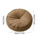 thumbnail image 3 of Cojín redondo de tela gruesa, estilo japonés, de lino, para futón, balcón, ventana, tatami, puf de suelo, cojines de asiento de lino preencogido, 3 of 6