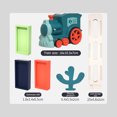 thumbnail image 1 of Juego de bloques de ladrillos de dominó de colocación automática, juguete para regalo DIY educativo para niños Likrtyny Para estrenar, 1 of 9