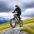thumbnail image 3 of C INVERTER 20" x 4" Fat Tire Electric Bike for Adults, Peak 1100W Motor Retro Ebike Mountain Bike, 48V 14.5 Ah Removable Battery, Max Speed 28 Mph Electric Bicycle Snow Bike, 3 of 12