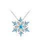 thumbnail image 2 of Collar de mujer, colgante de copo de nieve con cristales, en caja de regalo XianweiShao 9024715015990, 2 of 5