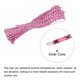 thumbnail image 4 of Polipropileno Cuerda Trenza Cordón 100 Pies/30M 7 Hilos Núcleo 0.2(5mm) Diámetro Rosa y Negro para Interior Exterior Campamento Ropa Línea, 4 of 6