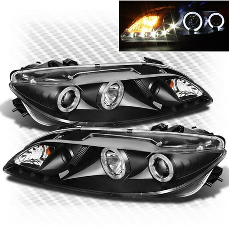 2003 2006 mazda 6 twin halo drl led projector black 2006 mazda 6 fog light assembly