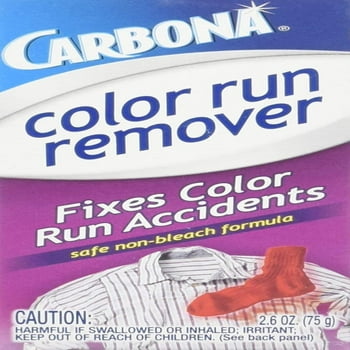 Carbona COLOR RUN REMOVER Fixes Color Run Accidents SAFE NON-BLEACH FORMULA