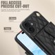 thumbnail image 5 of iPhone 16 RFID Para Que Bloquea la Funda Protectora para Billetera, Funda Tapa Magnética, Bolsillo con Ranuras para Múltiples Tarjetas con Correa para el Hombro y Correa para la Muñeca Desmontables, 5 of 8