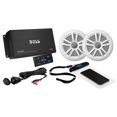 thumbnail image 1 of Boss Audio ASK902B.6 Marine Audio Amplifier, Speakers, USB Cable, & Phone Pouch, 1 of 7