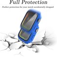 thumbnail image 3 of Case Compatible avec Apple Watch Série 7 41mm / 45mm PC Pare-Chocs avec Protection d'Écran en Verre Trempé Mat Couverture Rigide de Couleur Unie (Bleu Diamant, 41mm), 3 of 5