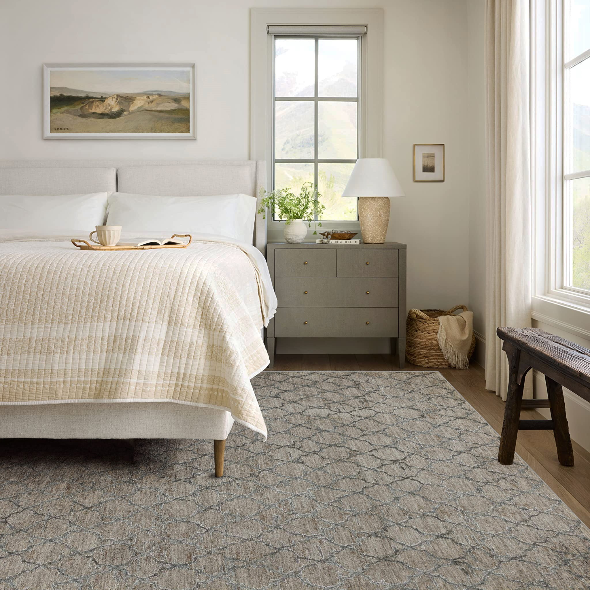 Rug Branch Melo Collection Modern Abstract Scandinavian Indoor Area Rug