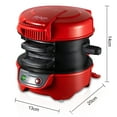 thumbnail image 4 of Mini Electric Burger Sandwich Maker Machine 220V 110V Bread Grill Baking Toaster Non Stick Pancake Pan for Home Kitchen 빵 토스트기, 4 of 5