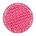 thumbnail image 2 of Posavasos antideslizante Baoblaze para Auto rosa 70x70x6mm almohadilla de botella, 2 of 7
