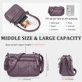 thumbnail image 3 of VOLGANIK ROCK Bolsos para mujer, bolso de hombro de piel sintética suave, bolso cruzado para mujer, bolso de bolsillo ligero, 3 of 5