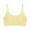 Yellow, variant on Seamless Bra Without Underwire Women's Bralette Padded Comfortable Non Wired T Shirt Bra Pull On Bra Crossback Comfortable Soft Bustier Sports Bras for Women Beige