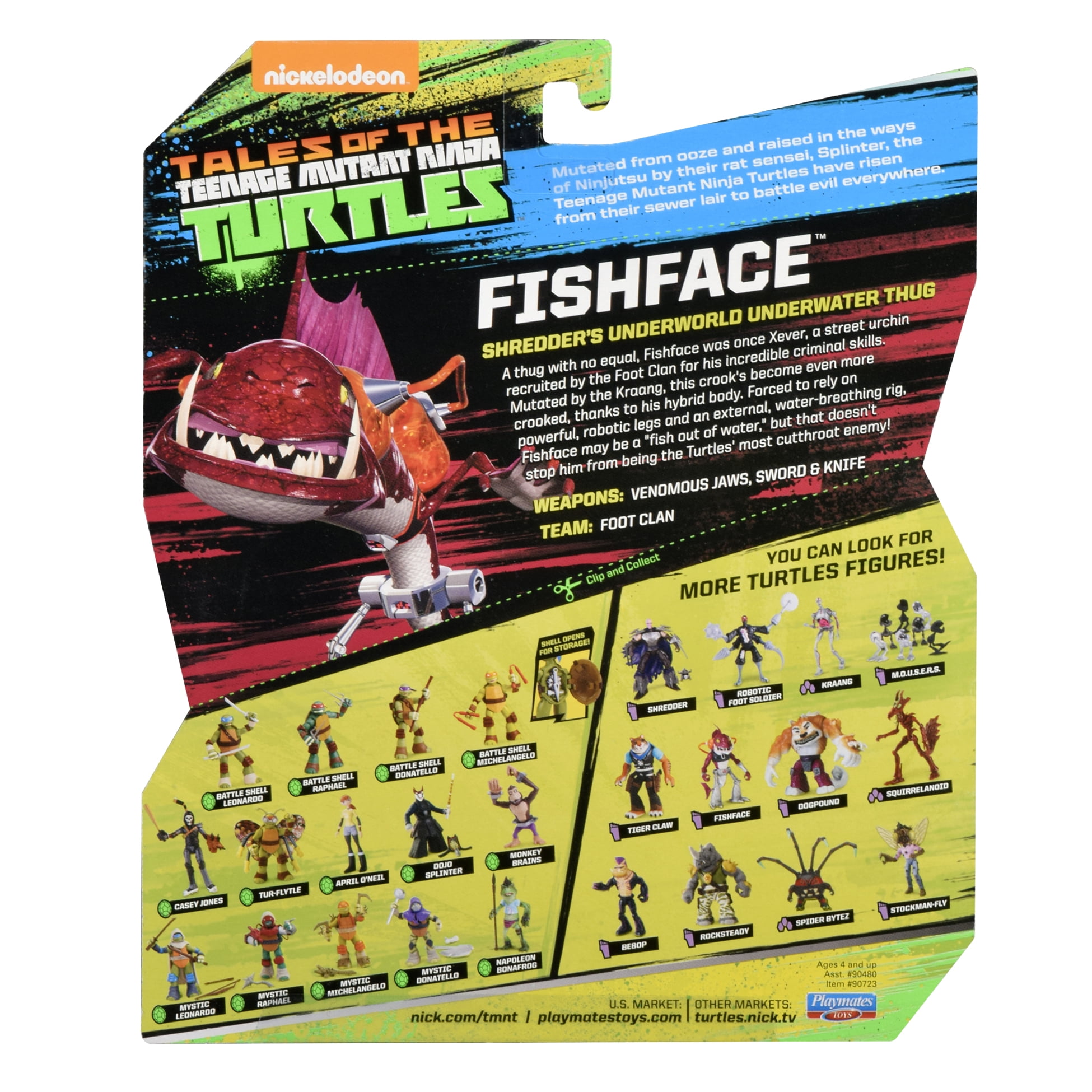 Teenage Mutant Ninja Turtles 5/" Fierce Fishface Basic Action Figure