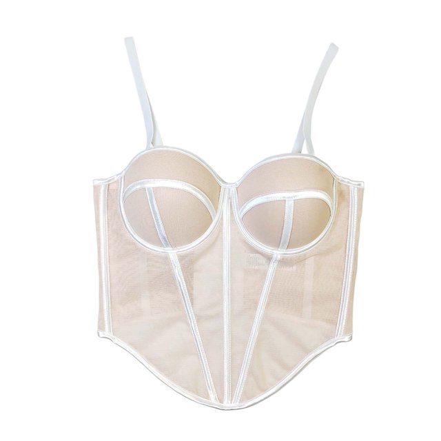 Haut Tube Élastique pour Femmes Confortable Pliable Bretelles Gainant Sans Couture