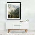 thumbnail image 3 of Strange Clouds - Photography Forest Nature Landscape Mountain Scenic Woodland Foggy Black Framed Wall Art Print 18 x 24 inches, 3 of 4