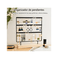 thumbnail image 2 of Exhibidor Joyeria Transparente Acrilico Para Aretes 72 Hoyos Xtellar Color Negro, 2 of 4
