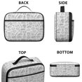 thumbnail image 3 of Baseballs Trophies White Pattern Insulated Lunch Bag Teens,Bento School Lunch Bag for Teens for Work,Picnic or Travel 10.6x7.7x4.3 Inches,12 Can Capacity, 3 of 6
