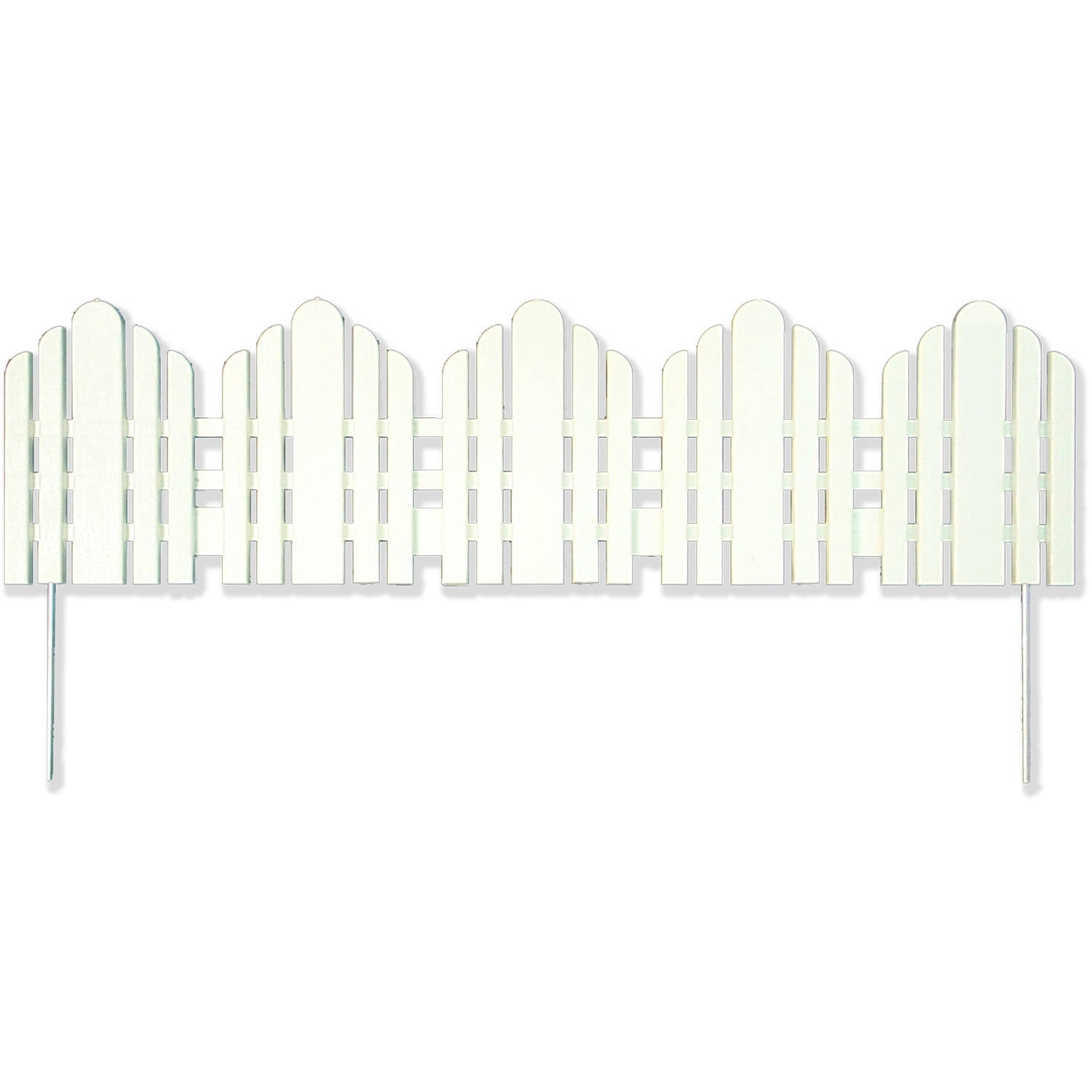 Collections Etc Butterfly Picket Fence Garden Border Seasonal Decorative Outdoor Accent Set of 4 