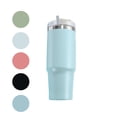 thumbnail image 4 of Botella de vacío de gran capacidad con aislamiento de café leche taza de té ejercicio jogging acero inoxidable bebida taza con tapa transparente azul 900ml Advancent HA011613-04B, 4 of 7