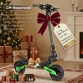 thumbnail image 4 of Heavy Duty Electric Scooter for Adults, 1200W Motor 30 MPH, 40 Miles Long Range 48V 23.4Ah, All-Terrain 11-Inch Tires, Full Suspension, 4 of 11
