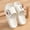White, variant on Men's Cloud Foam Slide Sandals, Ultra-Soft EVA Open-Toe Slippers with Quilted Footbed and "Reality" Print for Indoor, Outdoor, and Casual Wear