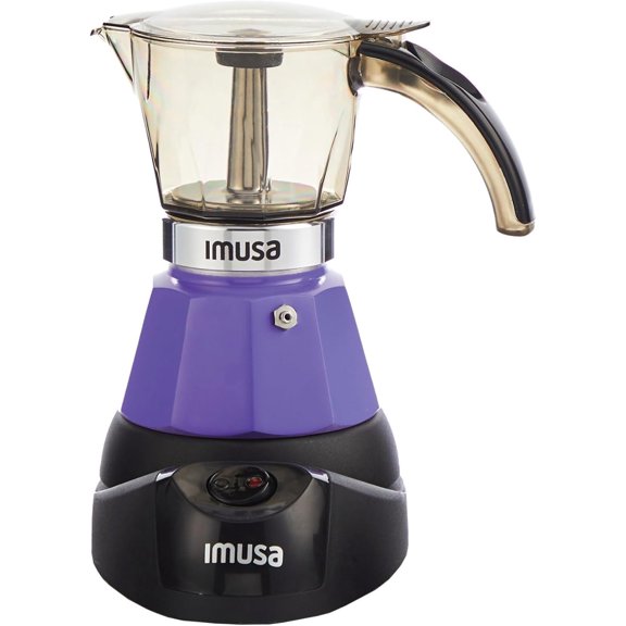 3 or 2cup Electric Espresso Maker, Purple