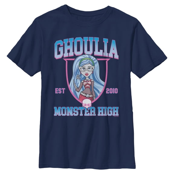 Boys Monster High Ghoulia Portrait Est 2010 T Shirt