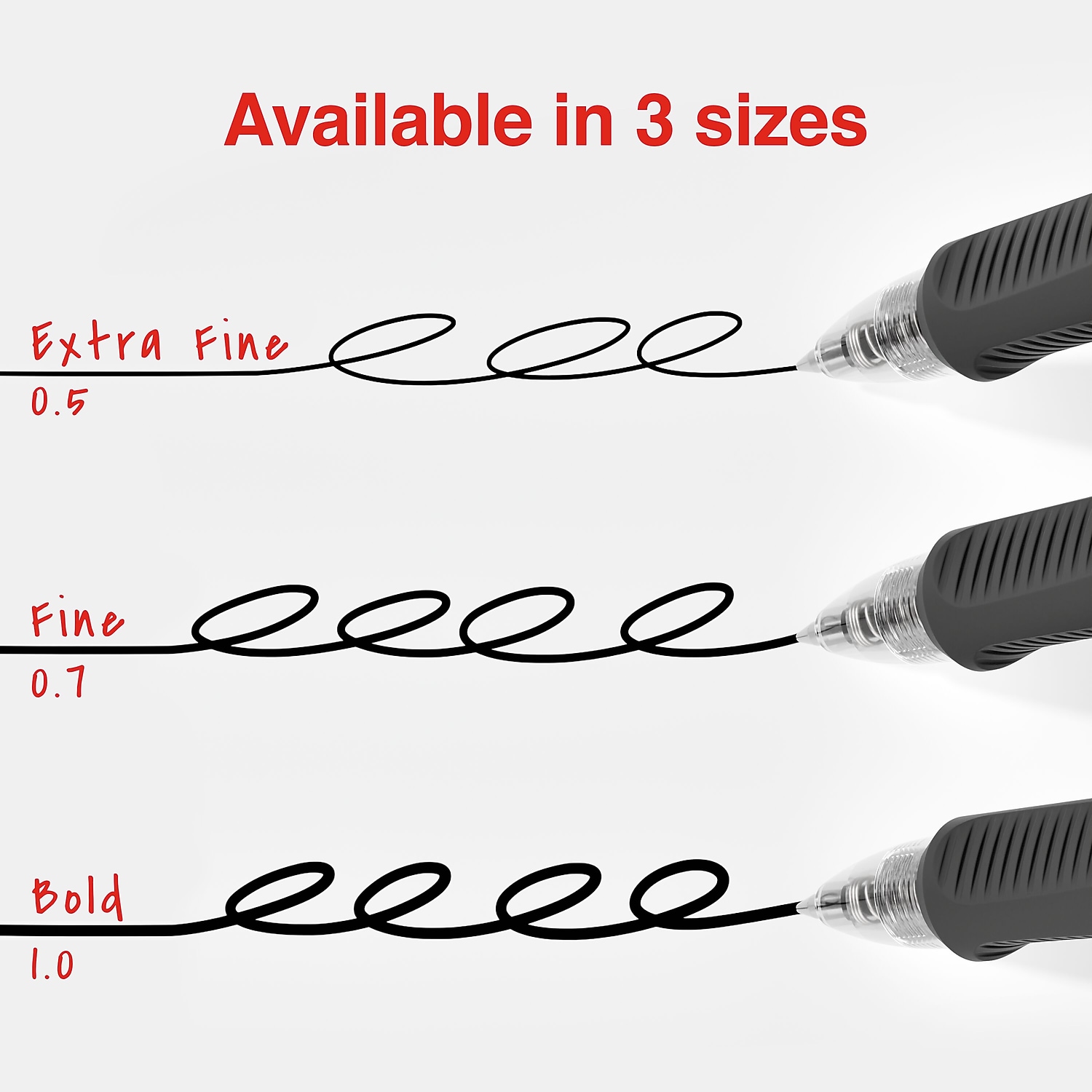 Staples ProGel Retractable Gel Pen Bold Point 1.0mm Black Ink 36 Pack (ST62586)