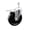 Swivel - Total Lock Brake - Black, variant on 3 Inch SS Phenolic Wheel Swivel 10mm Threaded Stem Caster Service Caster