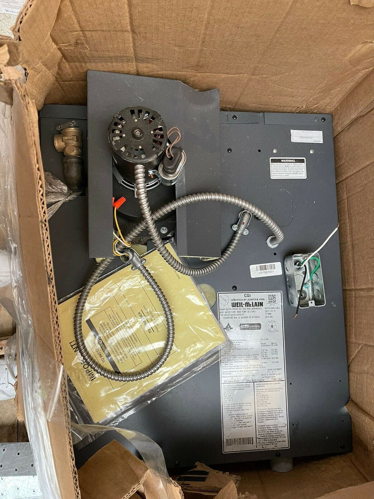 NEW Weil-Mclain CGI-4-PIN Natural Gas Boiler 90,000 BTU - Walmart.com